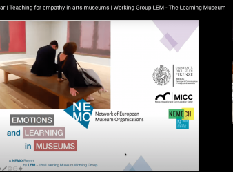 “Emotions and learning in museums” at NEMO Webinar