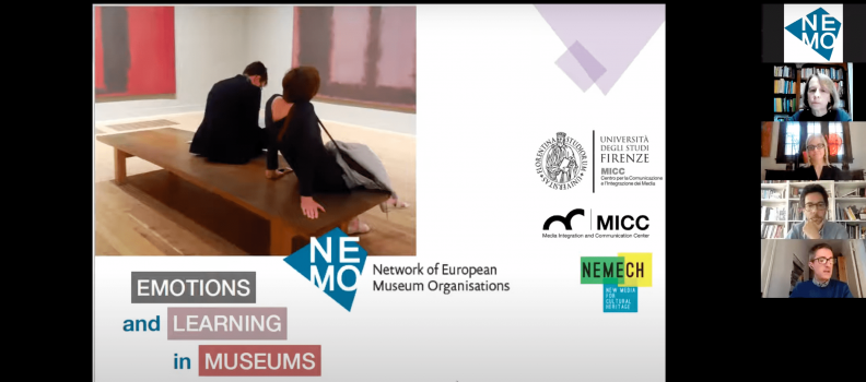 “Emotions and learning in museums” at NEMO Webinar